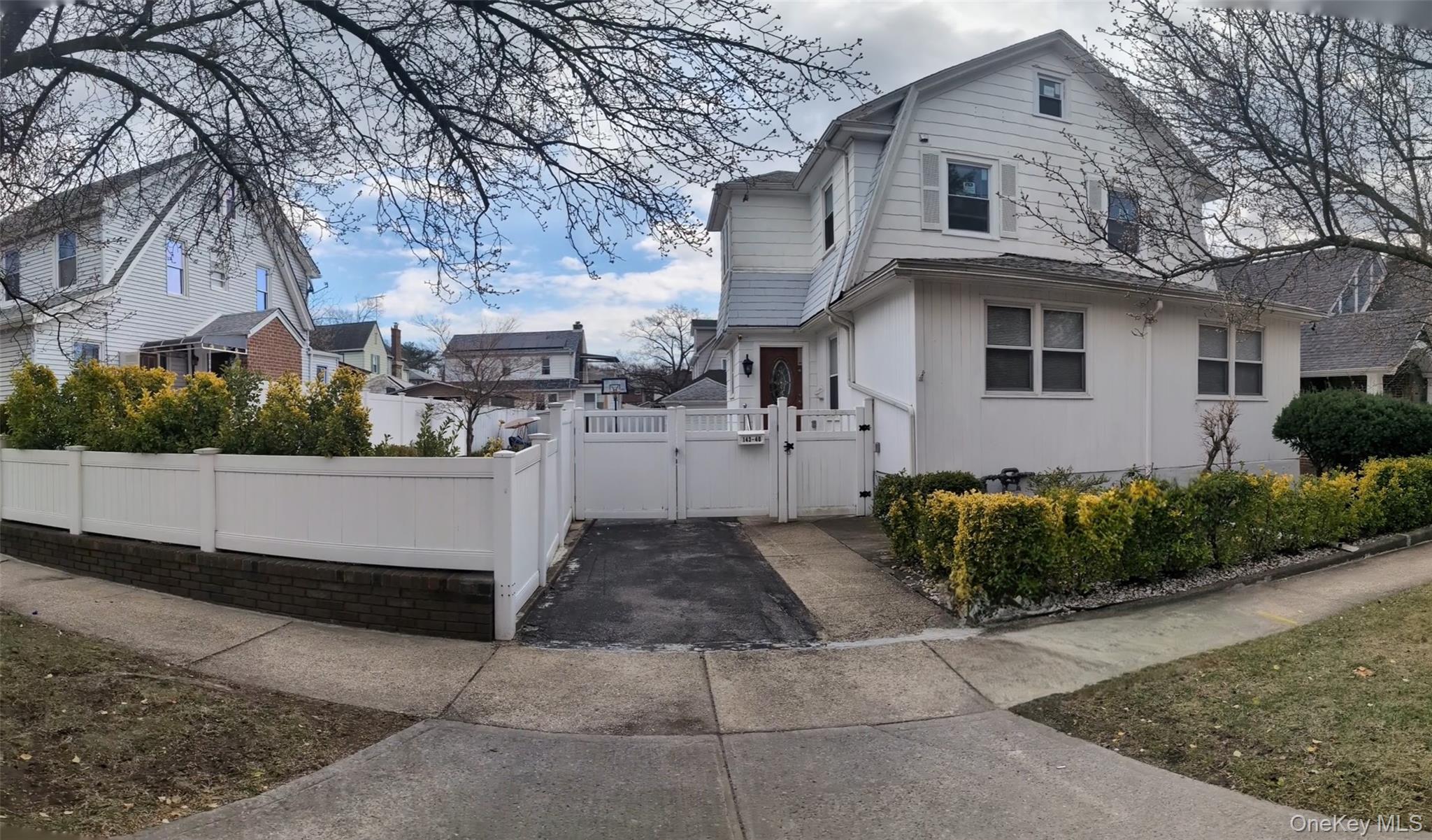 front view of the home.