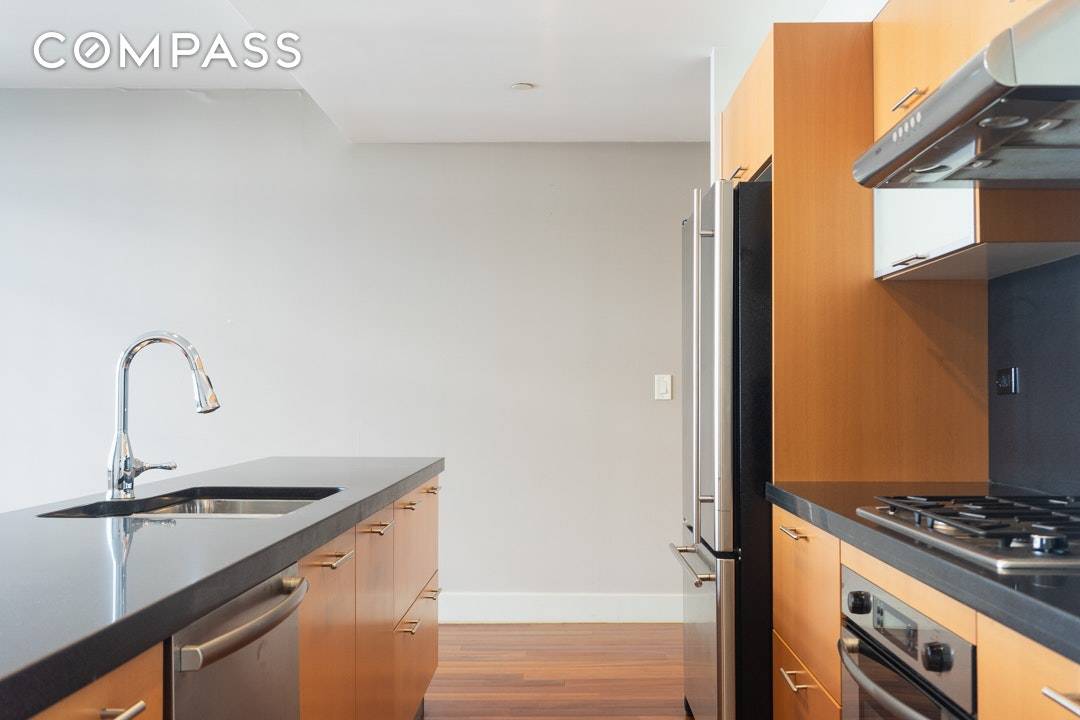 NO FEE PLUS ONE MONTH FREE ON 13 MONTH LEASE Just Listed on DUMBO's main drag is this mint one bedroom home in the full service Nexus condominium featuring a ...