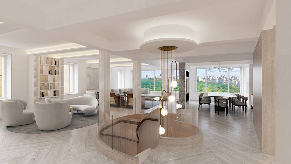 A Rare Blank Canvas Duplex Penthouse Hovering Over Central Park Introducing Penthouse 14, a rare blank canvas duplex, offering residents a once in a lifetime opportunity to create a custom ...