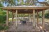 Gazebo toward the back of the parcel