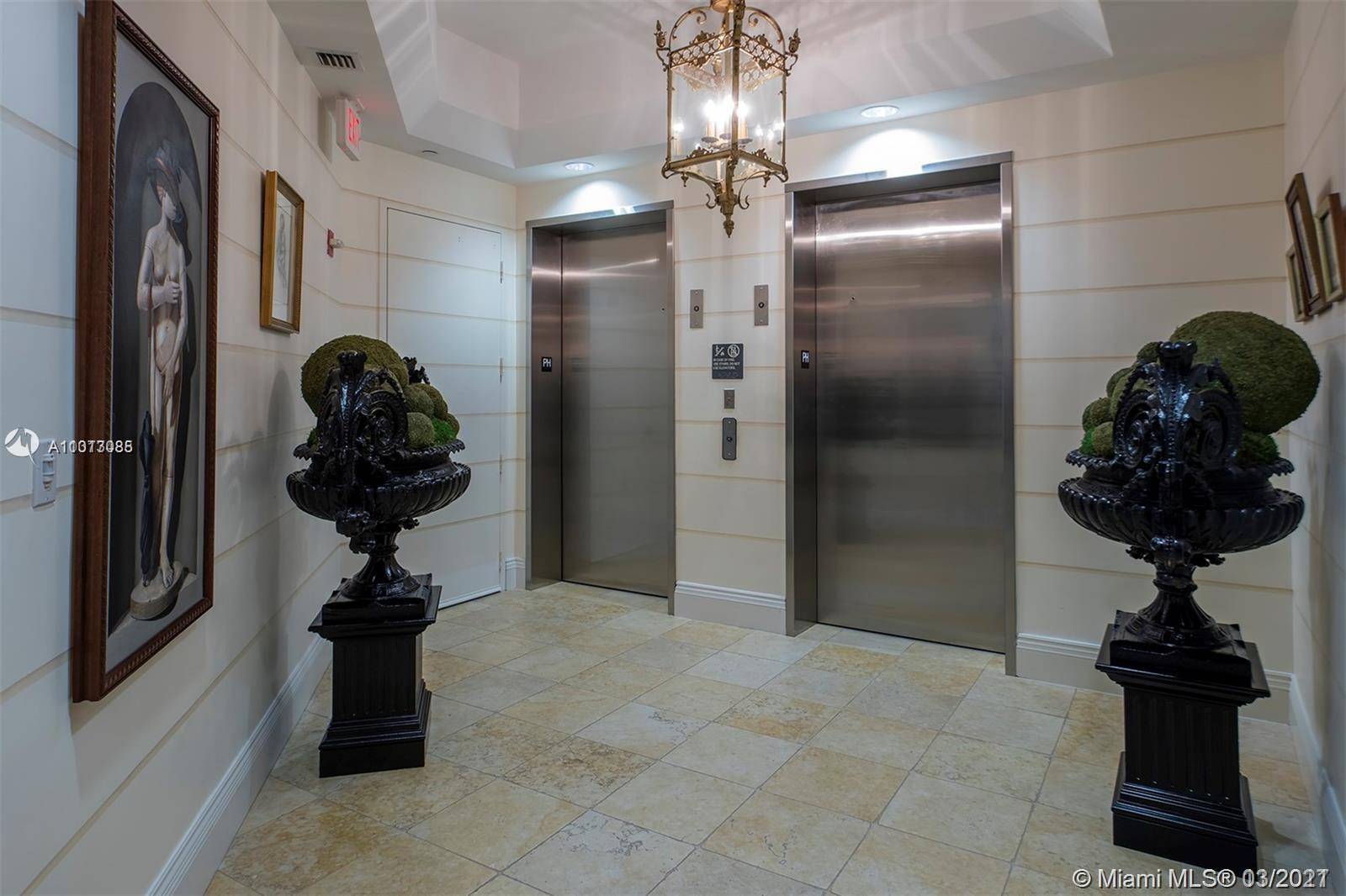 Spectacular Penthouse Featuring private foyer, 7, 025 sq ft of living space, 12' Ceilings, 6BD 5.