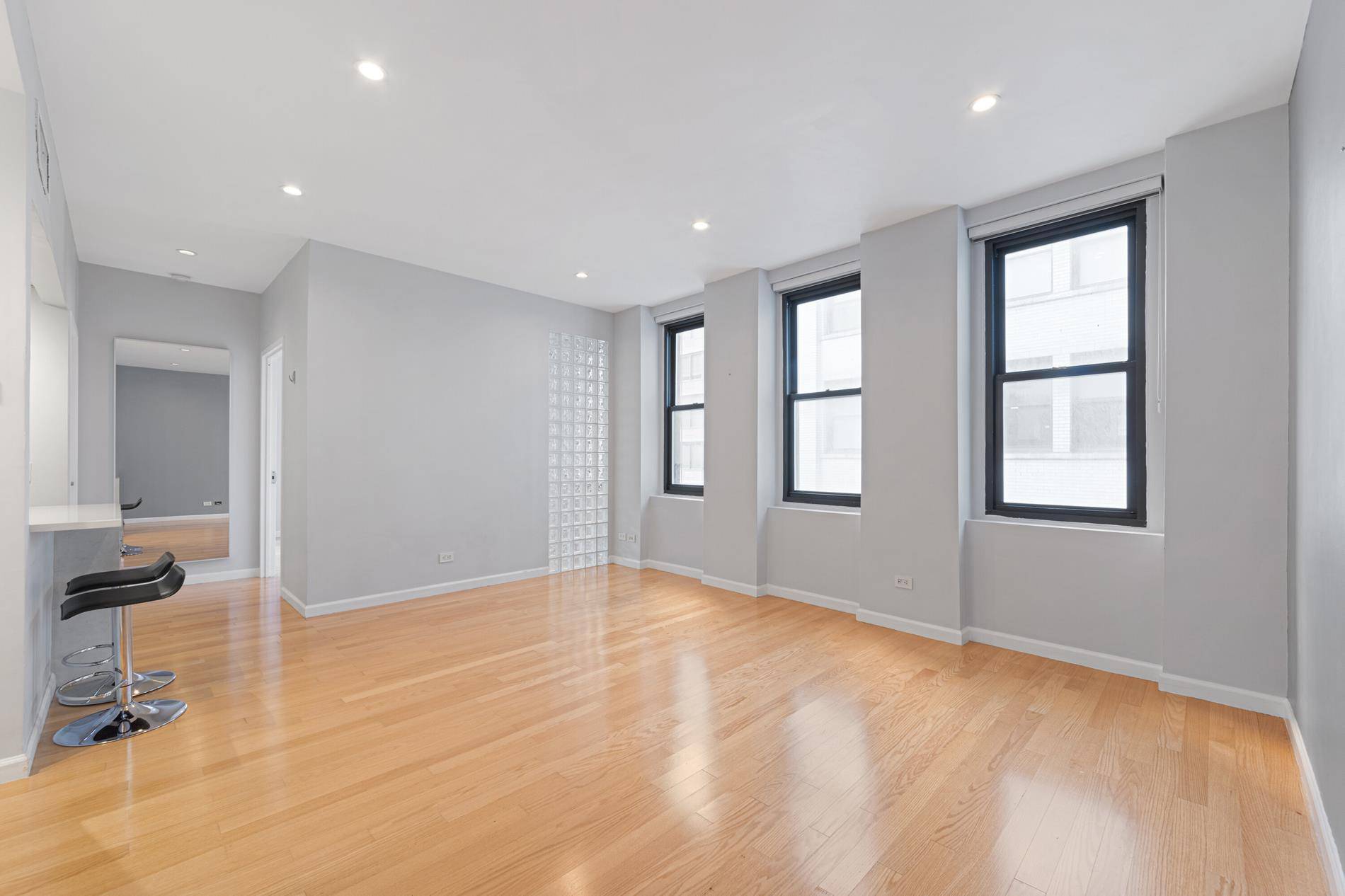 Enjoy only 1 of 5 apartments at 56 Pine with open views facing West, flooding the apartment with light !