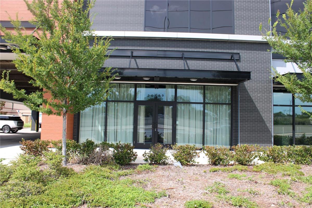 Entrance to Retail Unit #1 in Value Store It Building