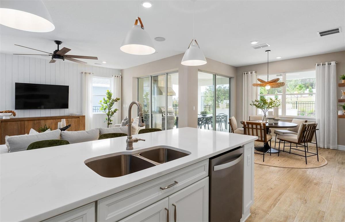 Model Home Design Only. Pictures and furnishings are for illustrative purposes only. Elevations, colors and options may vary. Furniture is for model h