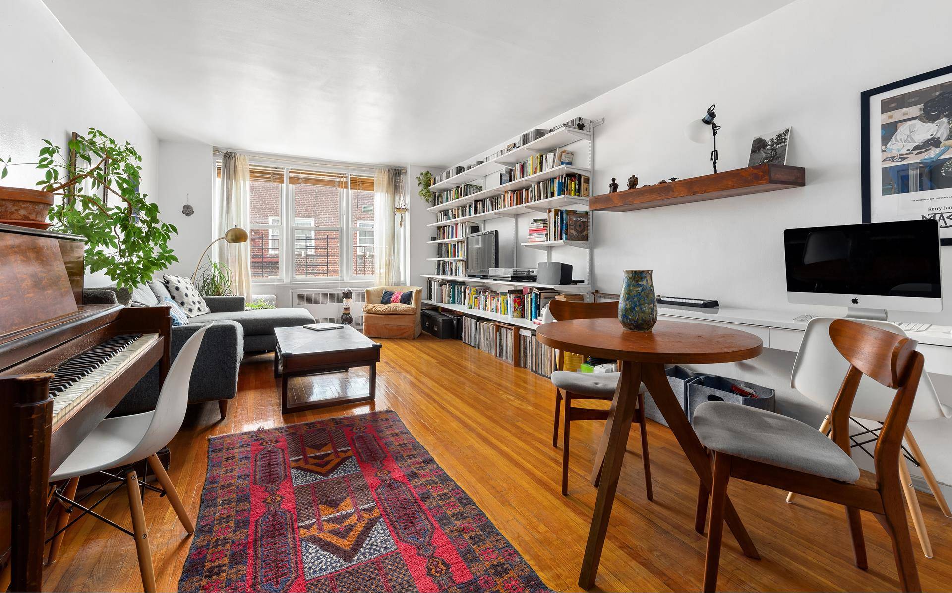 Come see this sunny, top floor apartment in a well maintained, mid century modern, full service coop right off Cortelyou Road !