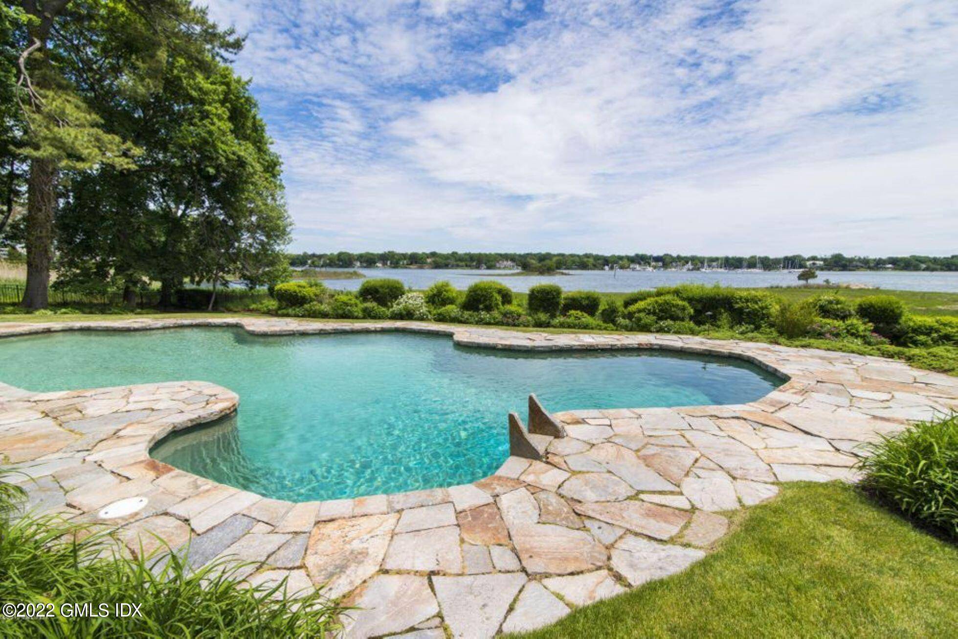 Mesmerizing 10 acres of a waterfront compound leading out to Long Island Sound.