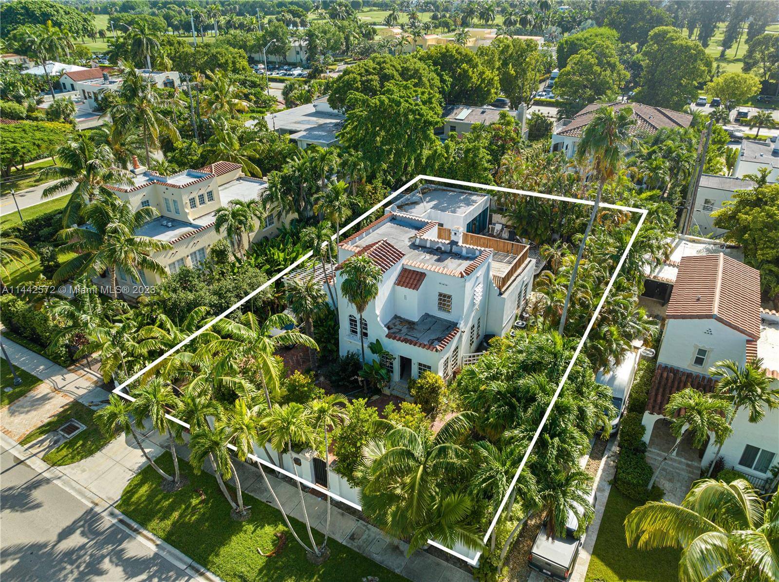This charming Mediterranean home makes an excellent opportunity to renovate or build your dream home on North Bay Road and live amongst the most esteemed homes in Miami Beach.