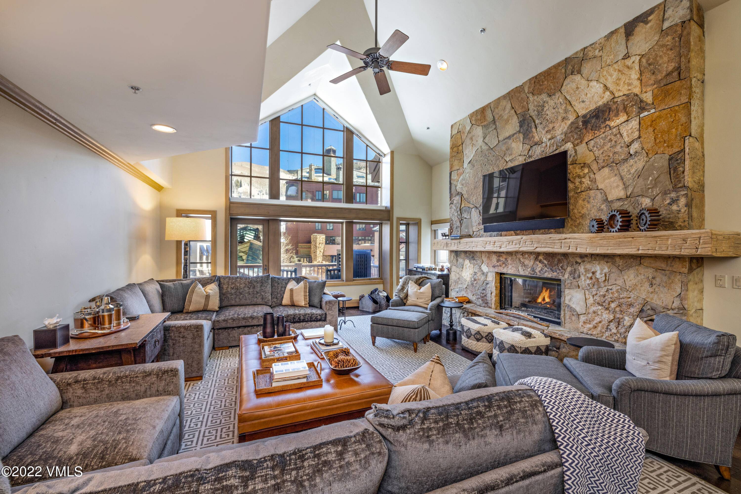 Recently remodeled, stunning penthouse located in the heart of Beaver Creek Village.