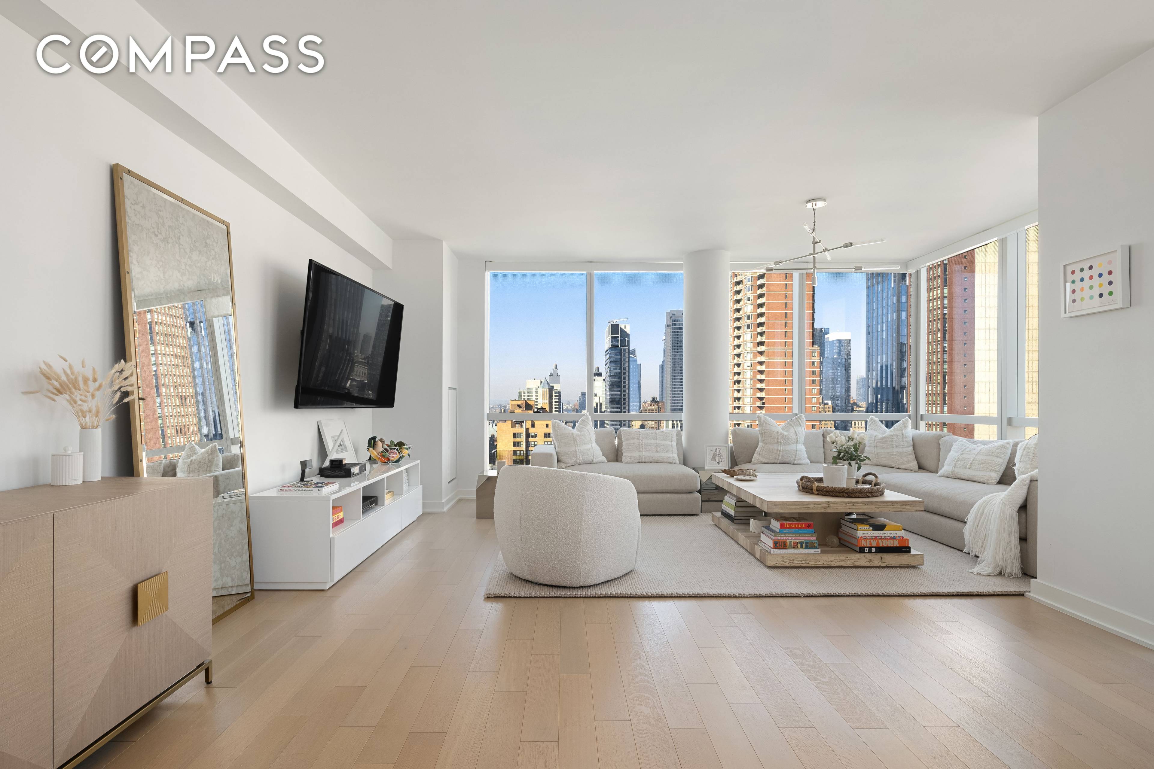 Prime Nomad. 2 BD 2. 5 BA luxurious and dramatic unobstructed city views framed by floor to ceiling windows.