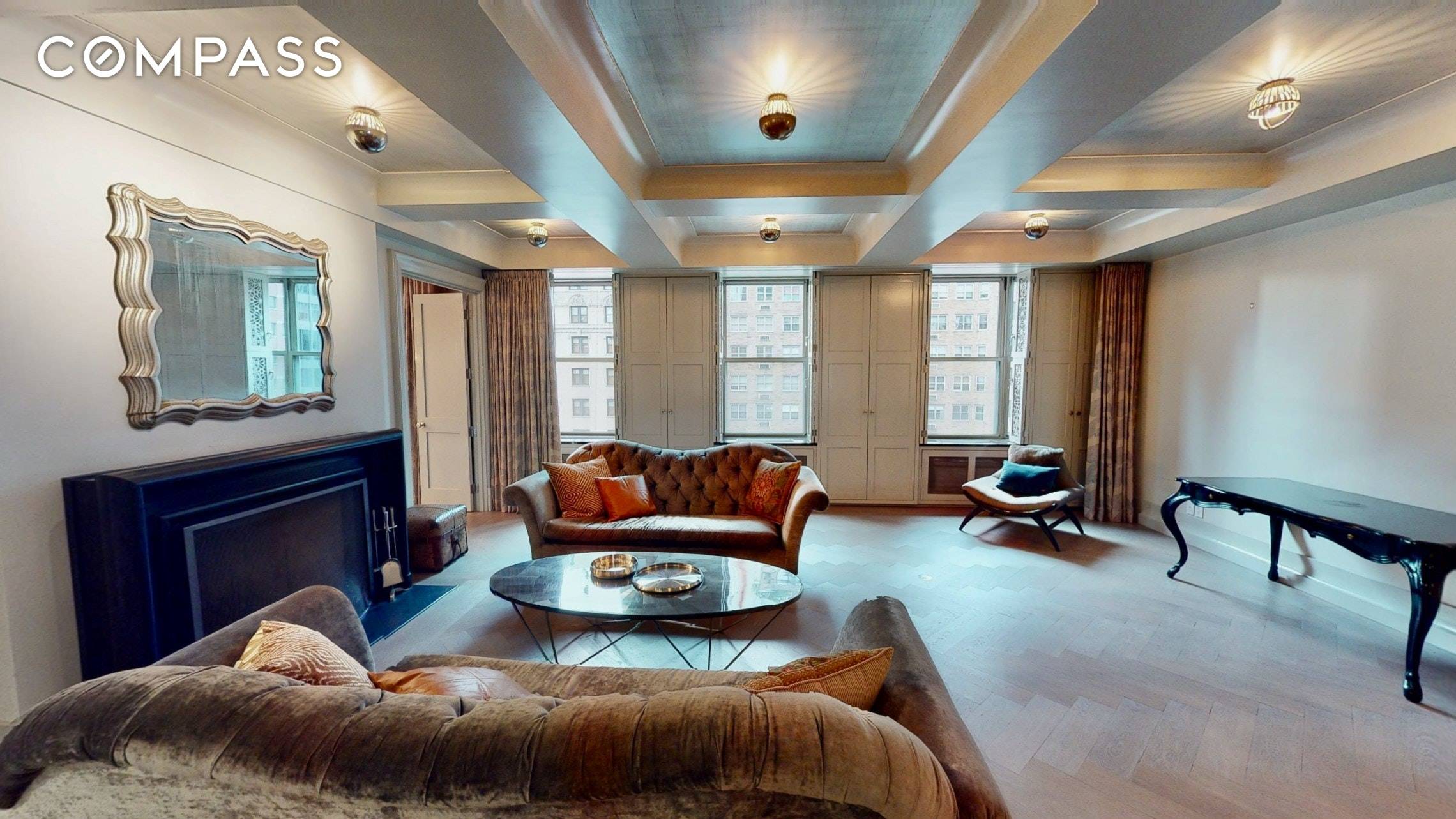 Exquisite Prewar Four Bedroom Apartment at Park Avenue offered for rent.