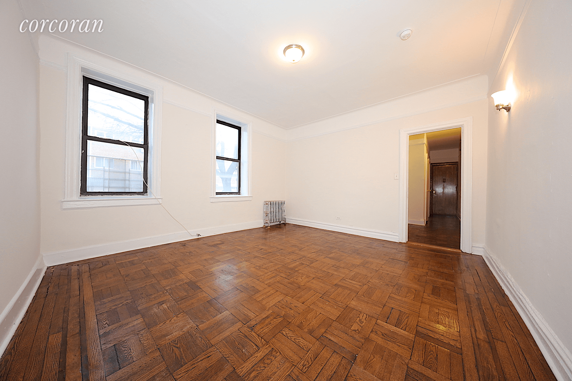 RENOVATED ! ! Spacious 3 Br apartment with lofty living room, king and queen size bedrooms, nice hardwood floors throughout, ample closet space, separated windowed kitchen with full size stainless ...
