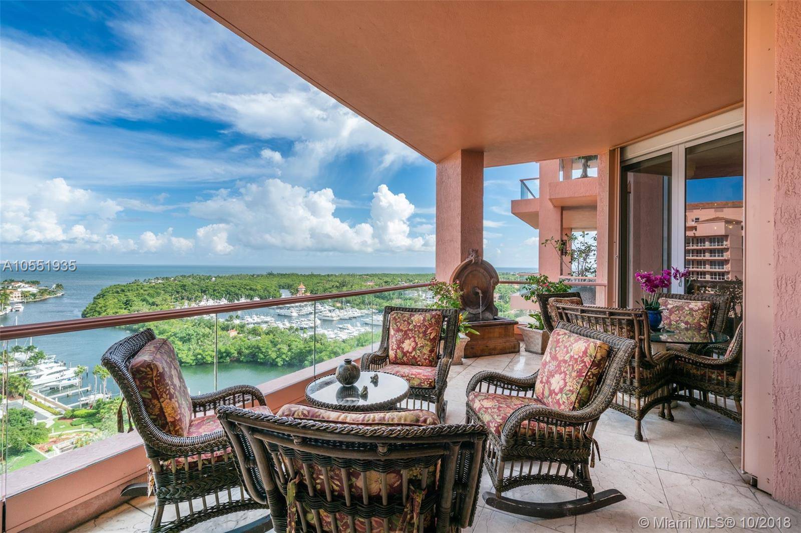 Remarkable Penthouse unit on the 15th Floor at The Gables Club.