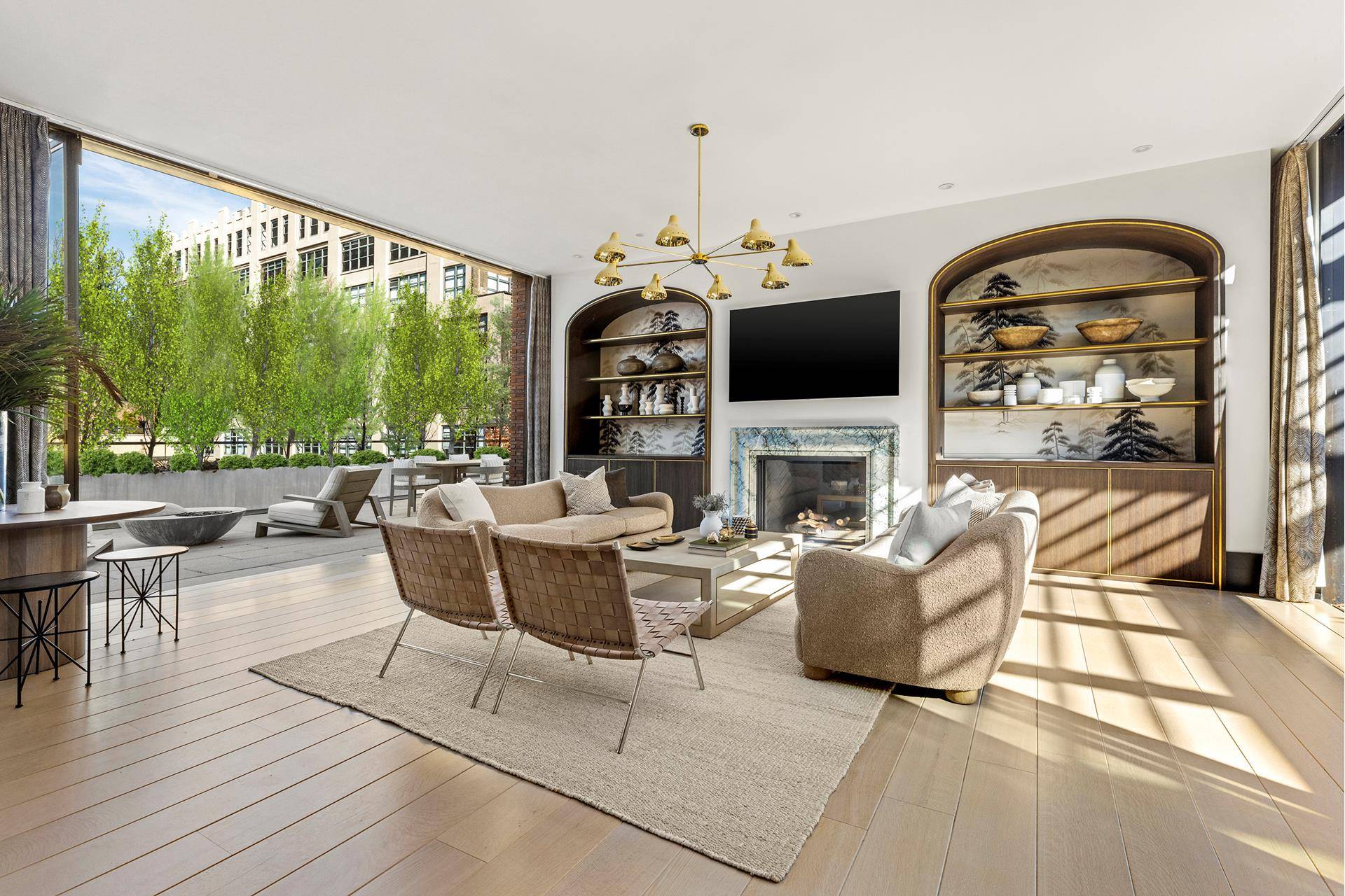 Imagine an unparalleled rooftop oasis in the heart of Tribeca with a wraparound terrace boasting of views of downtown Manhattan, all for yourself.