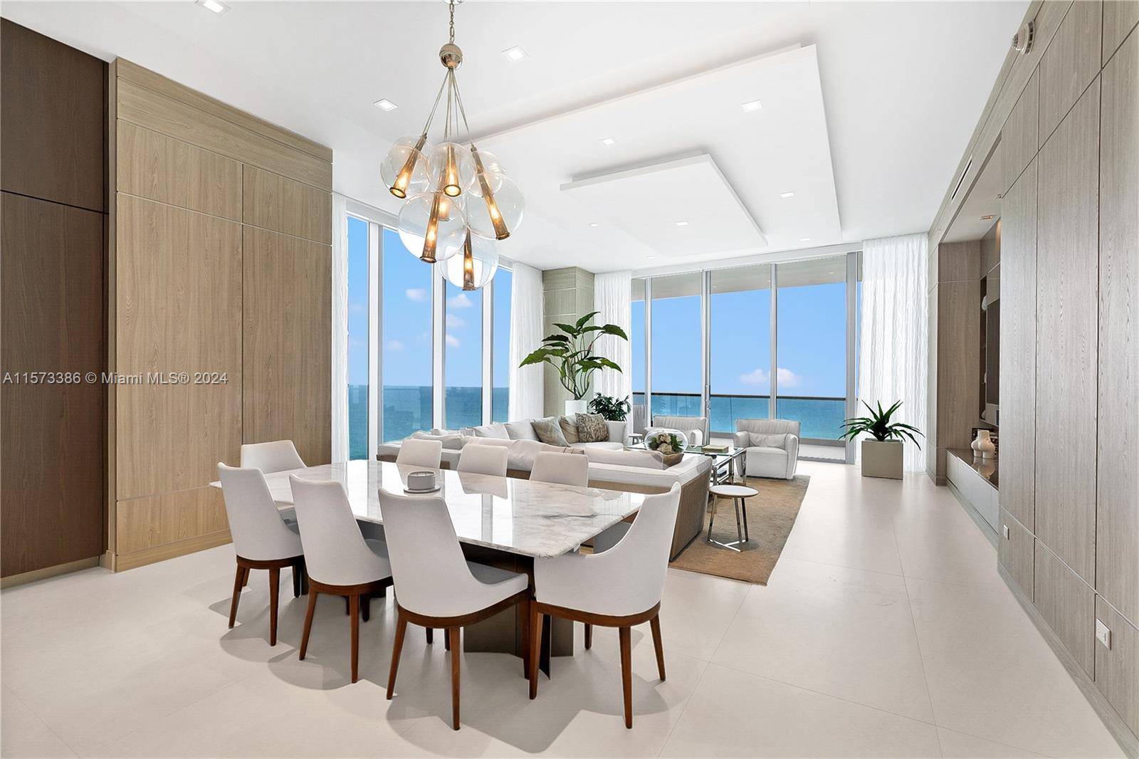 Breathtaking High Floor Residence that was finished and furnished by a renowned design firm with no expense spared while creating this masterpiece which offers Ocean, Downtown skyline sunsets and bay ...