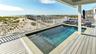 Swimming pool with a water view