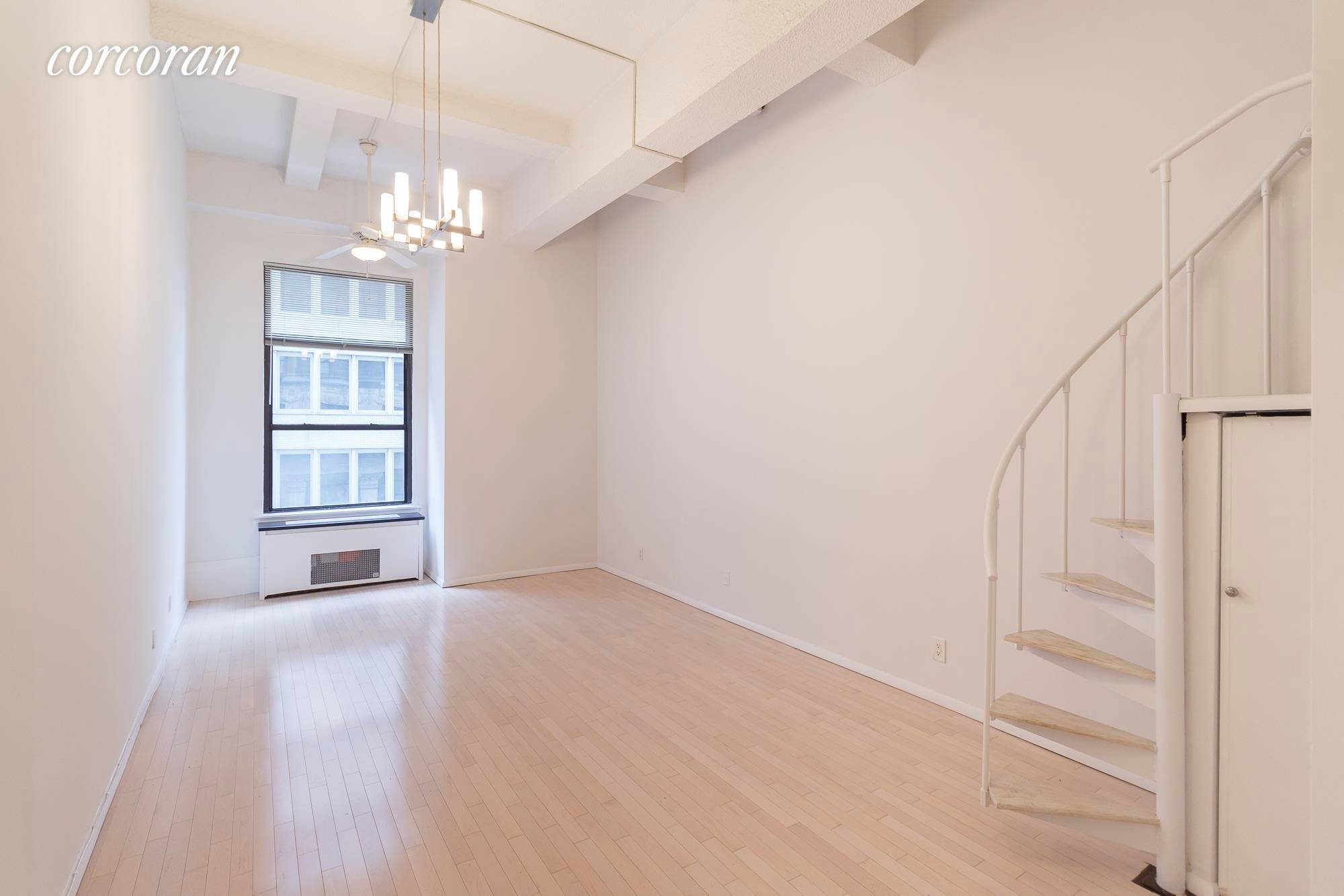 Unlimited subletting after 2 years of ownership Apartment 3D at 244 Madison Ave is a studio loft in excellent condition with an incredible amount of space, scale and storage.