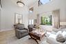 The 2-story ceiling height plus the extra windows adds so much natural sunlight