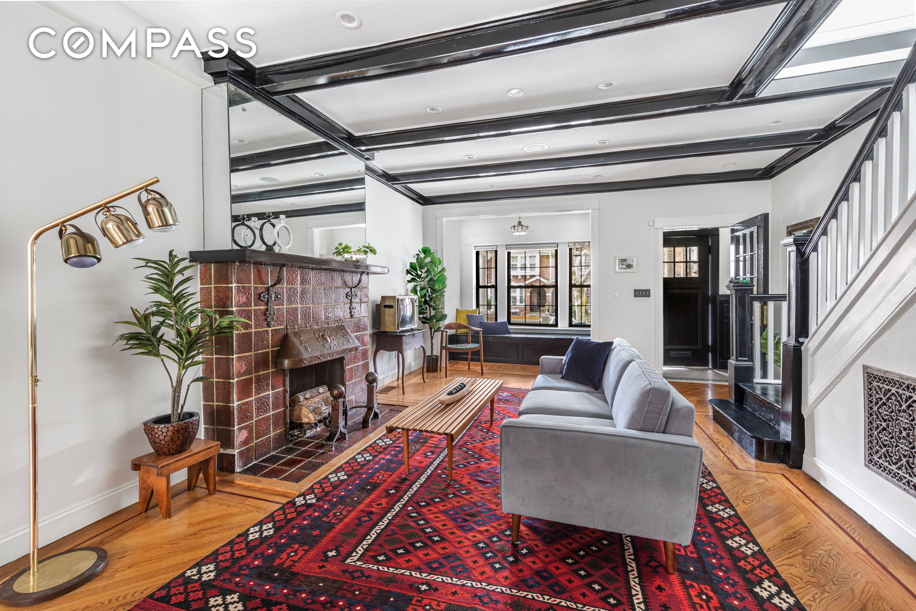 See this move in ready, single family home on a charming tree lined block in Crown Heights.