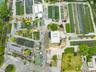 Aerial view of farmland