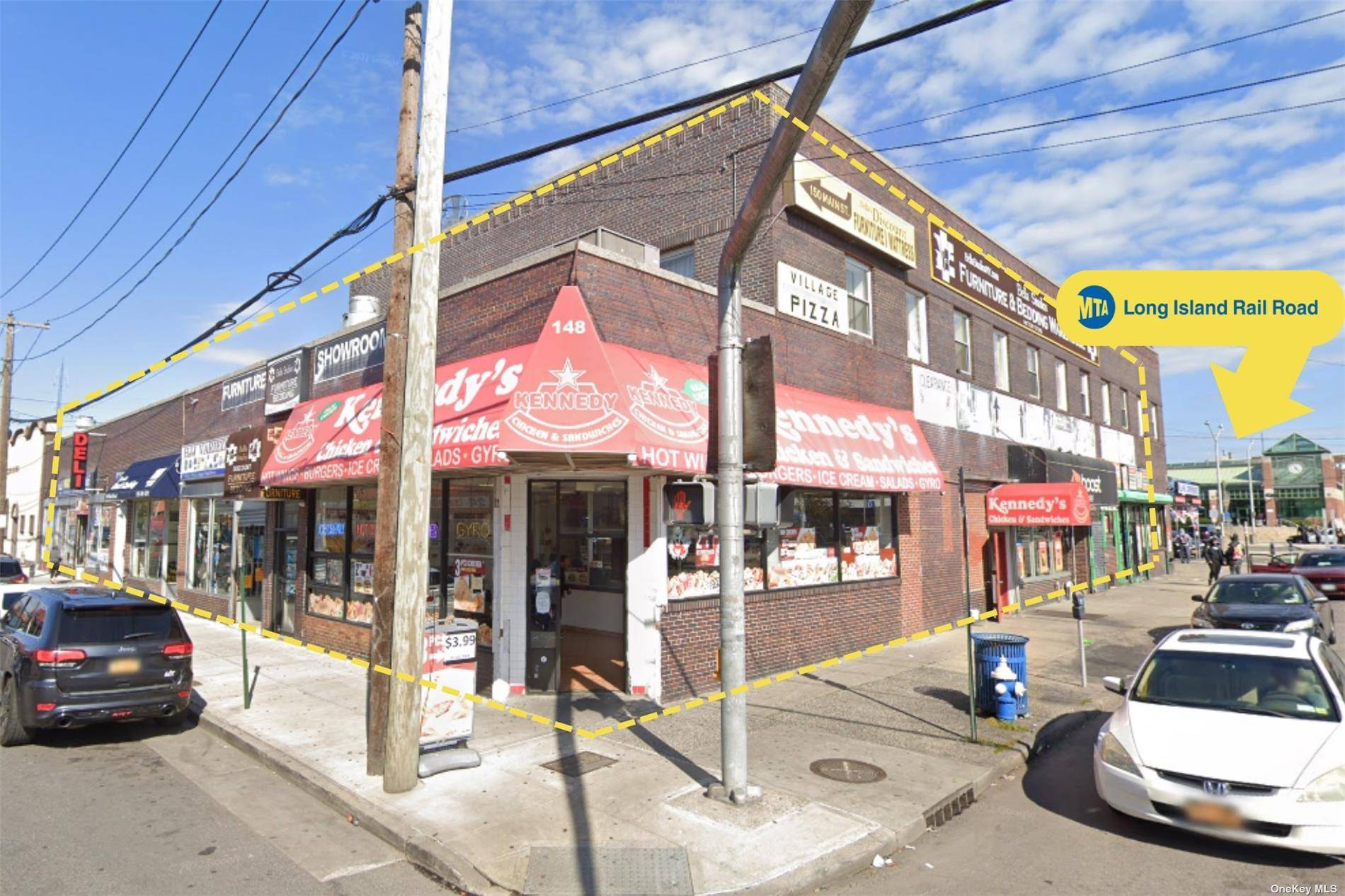 This prime retail investment property is at 158 Main Street, Hempstead, NY.