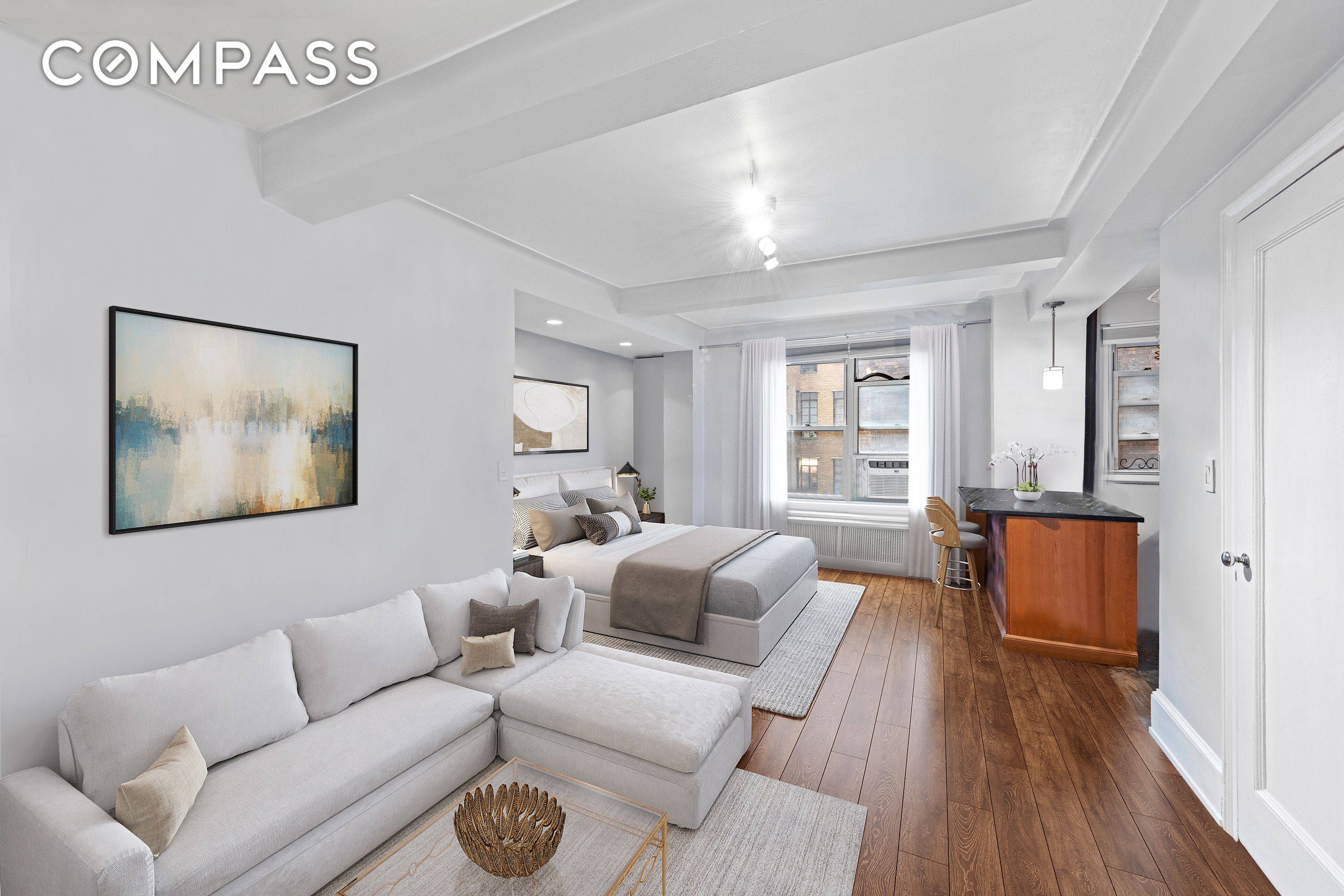 Welcome home to residence 7E, a charming and quiet alcove studio in the heart of the Upper West Side.