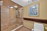 Private Water closet with walk in shower