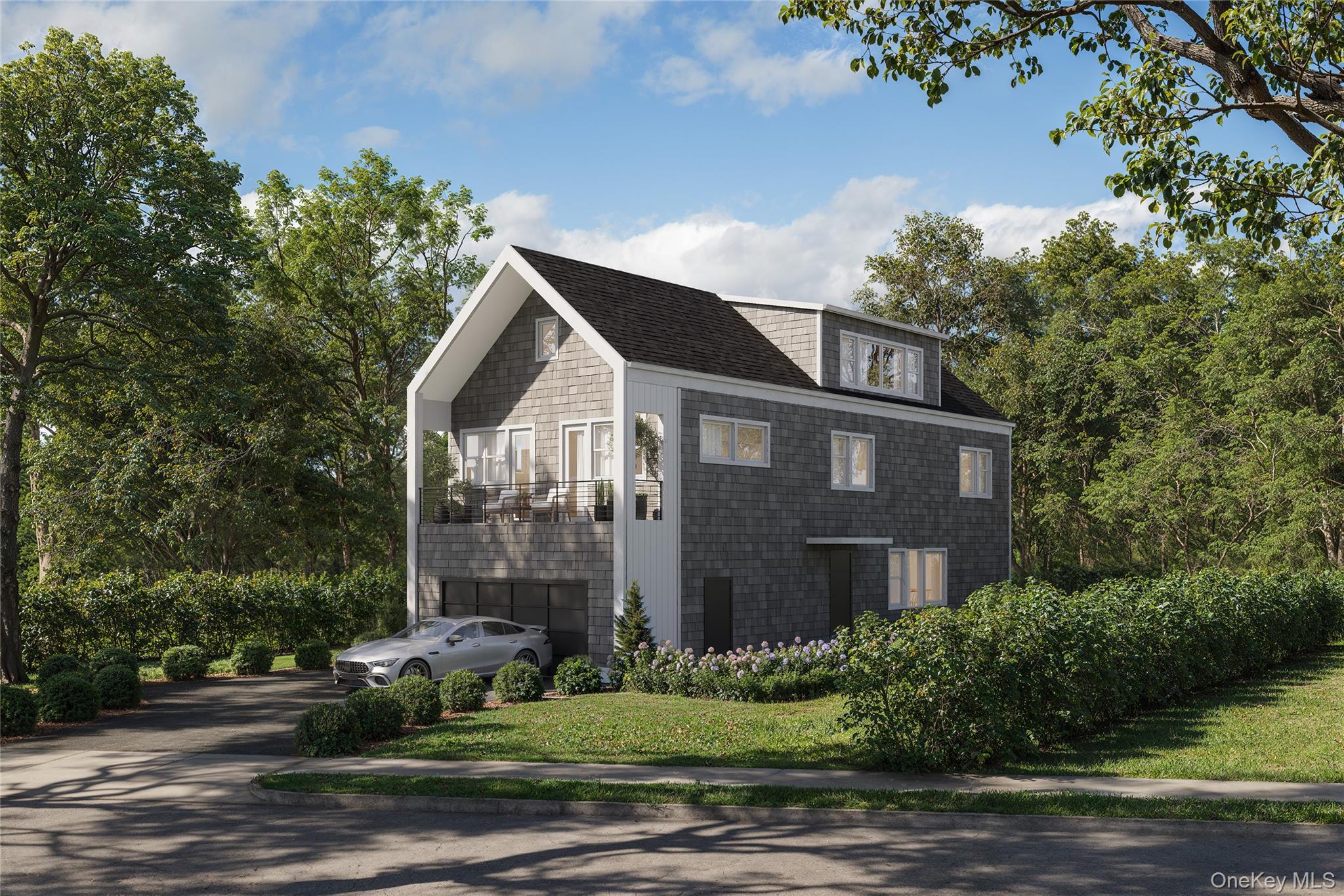 Spectacular modern modern-colonial new construction on a beautiful, private lot in the highly coveted village of Hastings-on-Hudson.