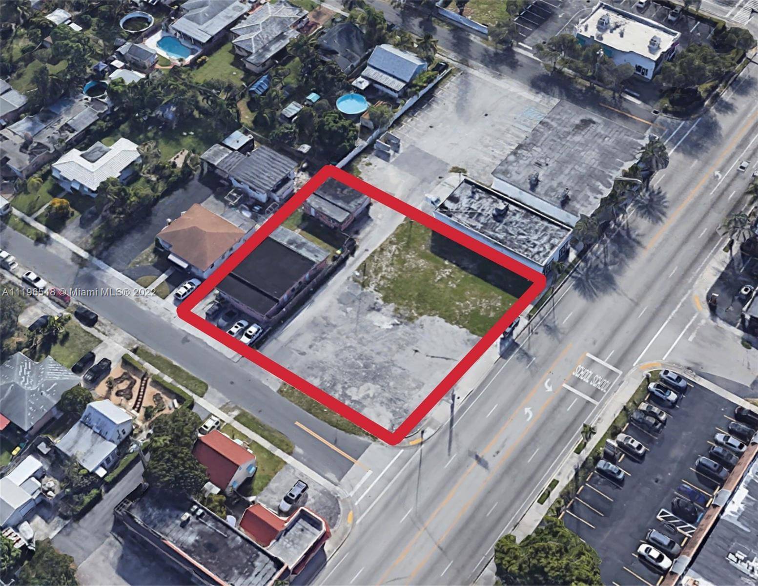 The subject offering includes three parcels of land totaling 19, 974 square feet.