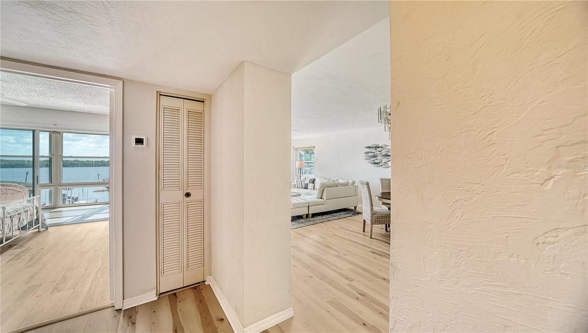 Entry Hall With Bayfront Water Views