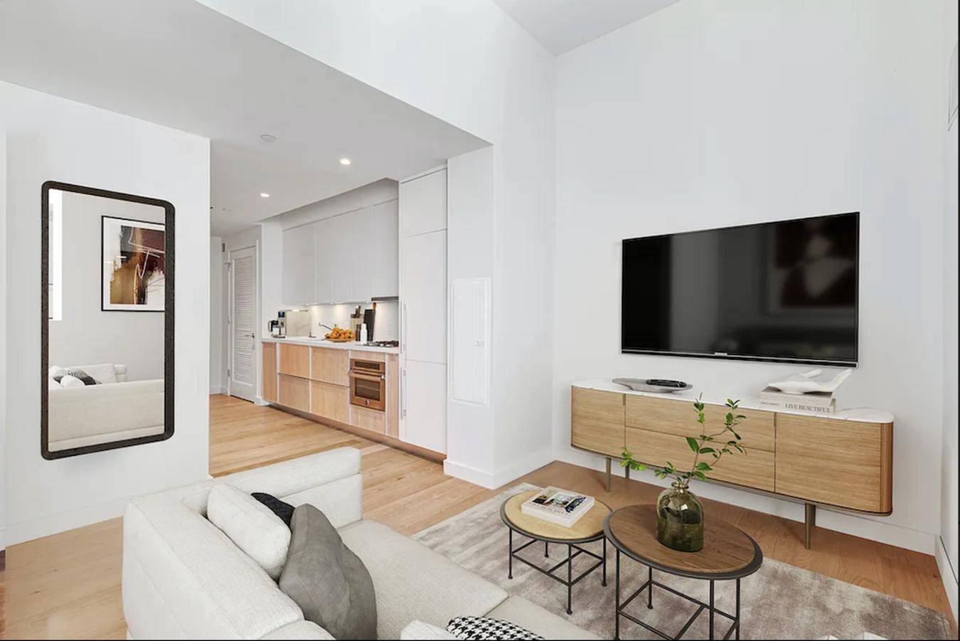 Gorgeous studio apartment in one of downtown's premiere buildings 19 dutch street.