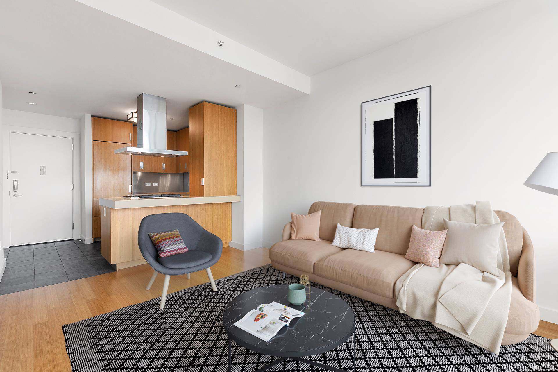 This stunning Clodagh designed condo is currently configured as a 2 Bedroom, 2 bathroom home and features a 36 foot long terrace that stretches the entirety of the residence overlooking ...