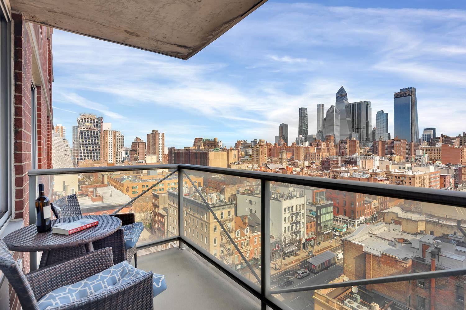 Hello Views ! ! High floor one bedroom 1BR one bathroom 1BA with private balcony at one of Chelsea's premier full service luxury condominiums, The Grand Chelsea !