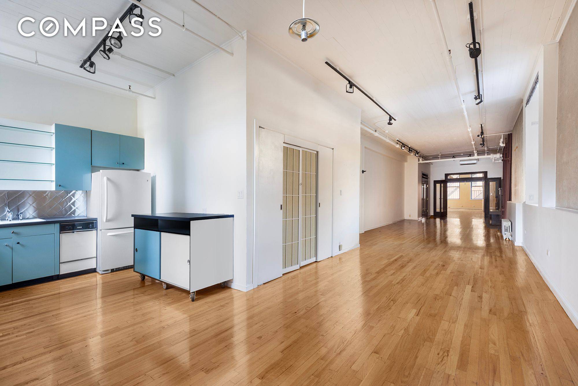 Welcome to an authentic Tribeca loft with all of the quintessential, classic features including soaring ceilings, exposed brick and extra large windows.