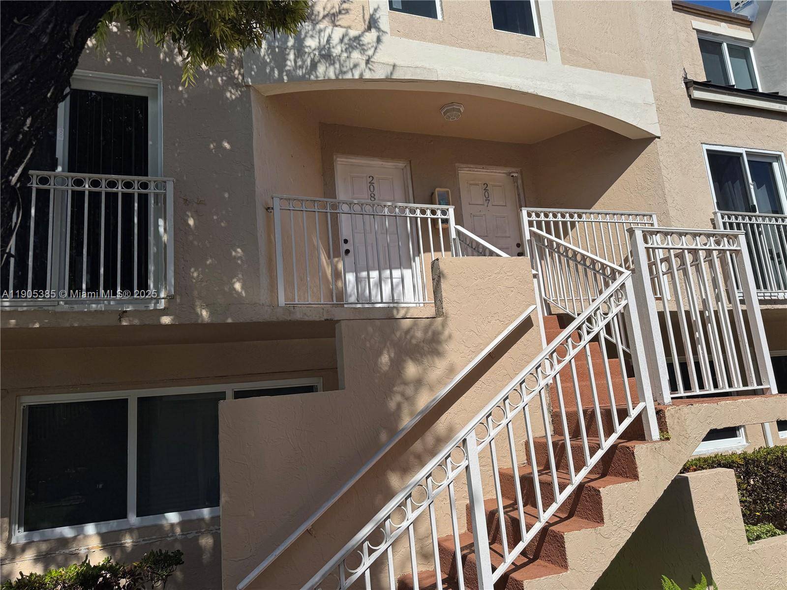 Beautiful 2 bedroom, 2 bath Townhouse condo located in Coral Pointe a gated community with 24 7 security.