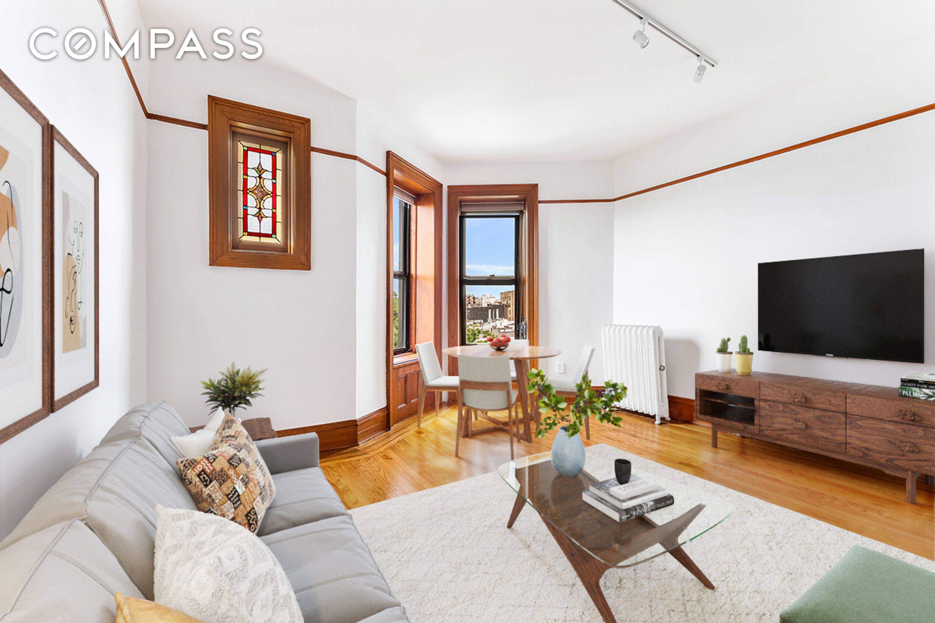 Welcome to this top floor sun filled one bedroom apartment with Private Roof Deck in the heart of Prospect Heights !