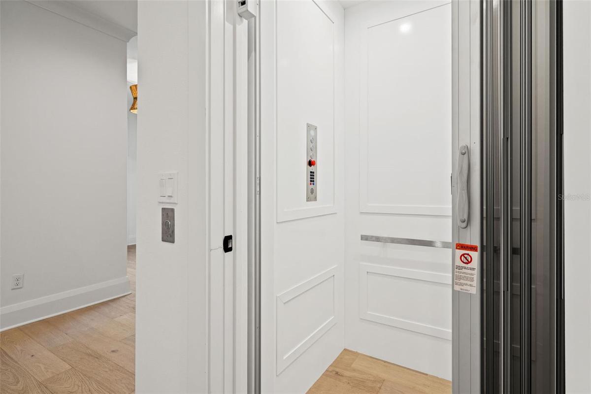 Elevator entrance 1st floor