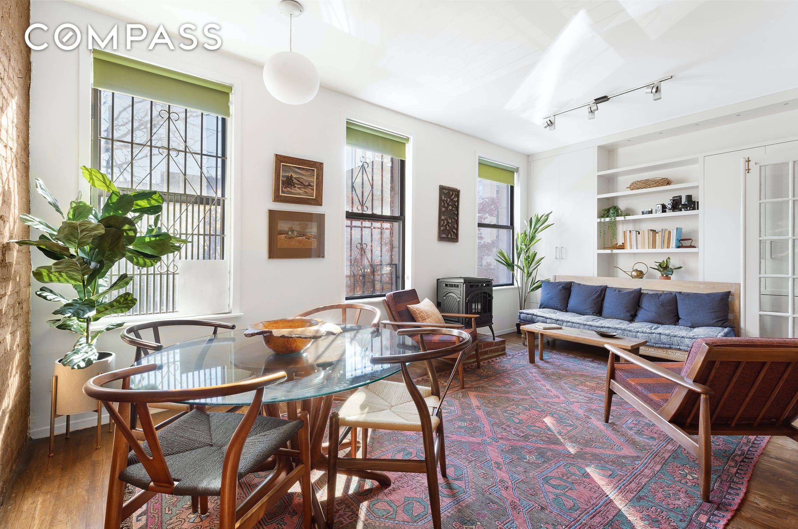 The textbook definition of New York charm, this lovingly designed 2BR 1BA in the heart of Morningside Heights offers character in spades, from exposed brick to French doors to custom ...