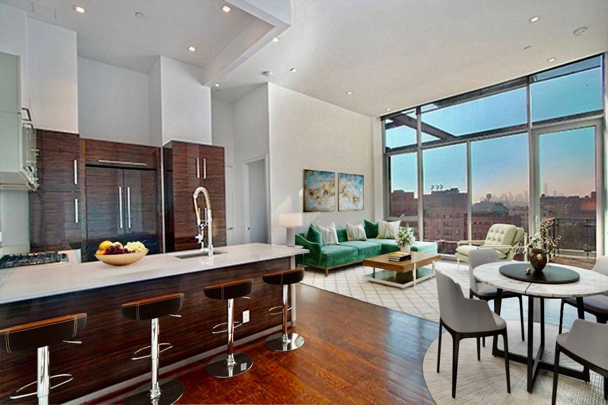Just reduced ! A truly stunning Penthouse with a large terrace is located in the heart of Long Island City.