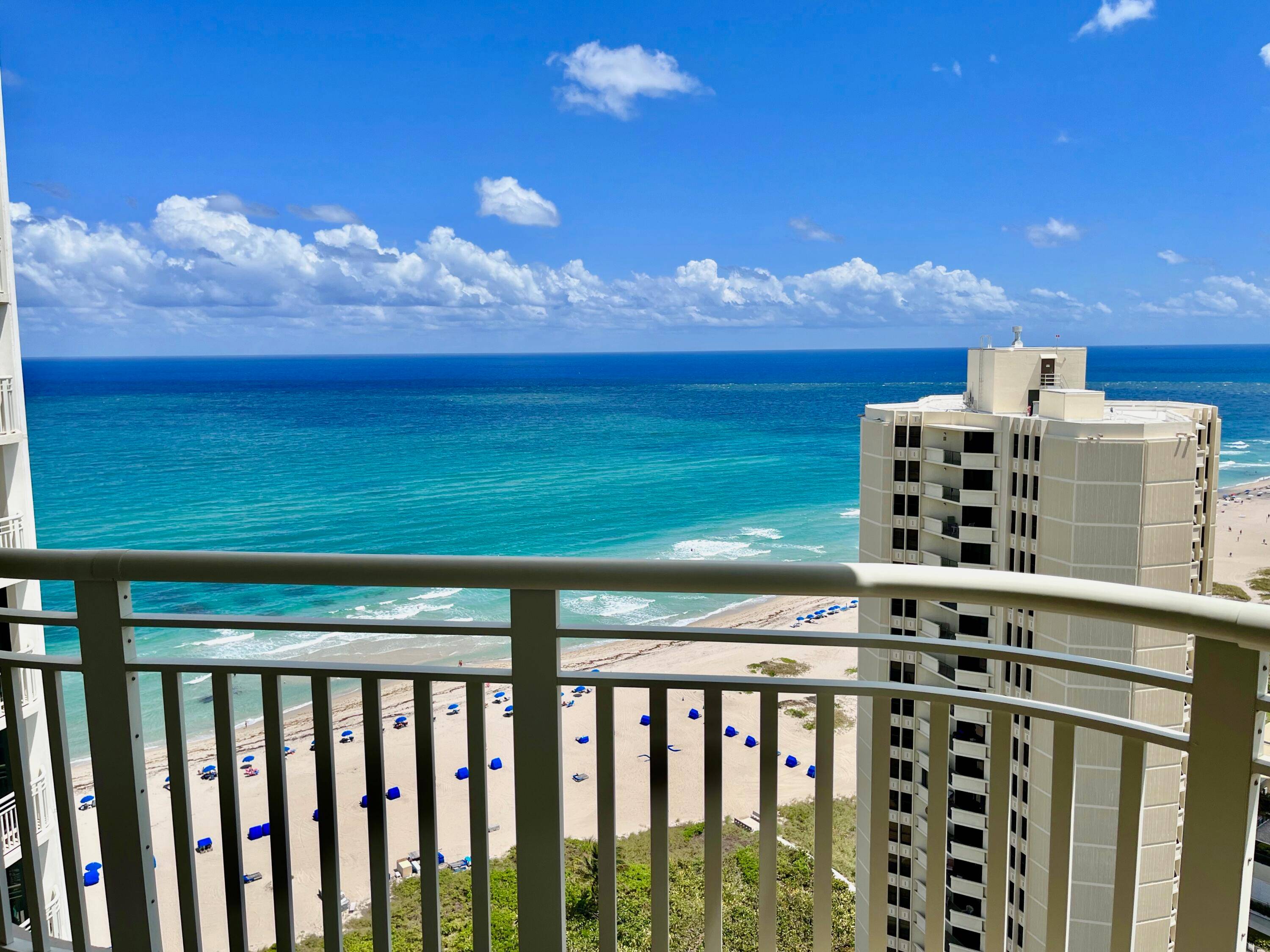 Annual UNfurnished 2 BR 2 BA ''H''Stack condo perched up on the 27th FL with both SE and SW exposures.