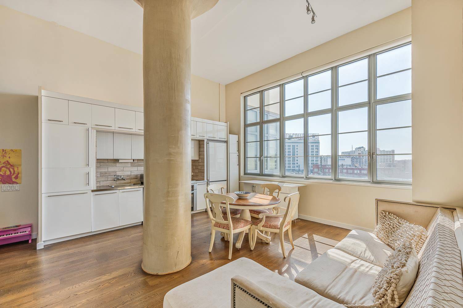 Welcome to this gorgeous sun drenched modern loft with 14 foot ceilings and Long Island City views.