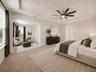 Primary bedroom and sitting area/den