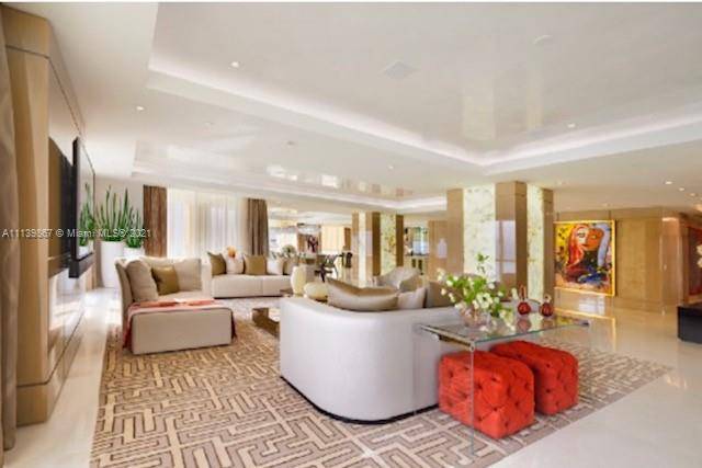 Live the 5 star luxury resort lifestyle from the entire full floor Tower Suite at the very exclusive and private Mansions at Acqualina in Sunny Isles Beach of Florida.