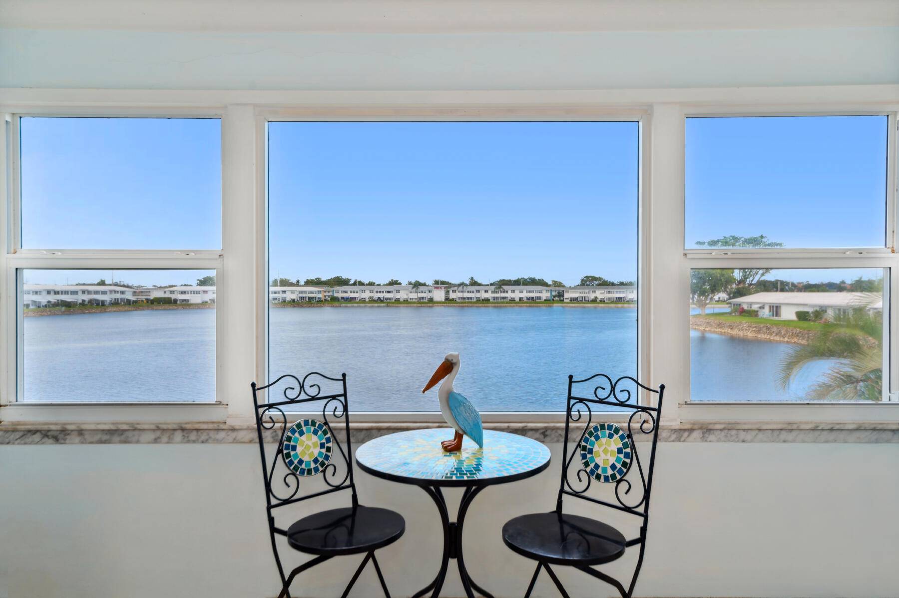 Spectacular lake views from the updated 2Br 2Ba condo.