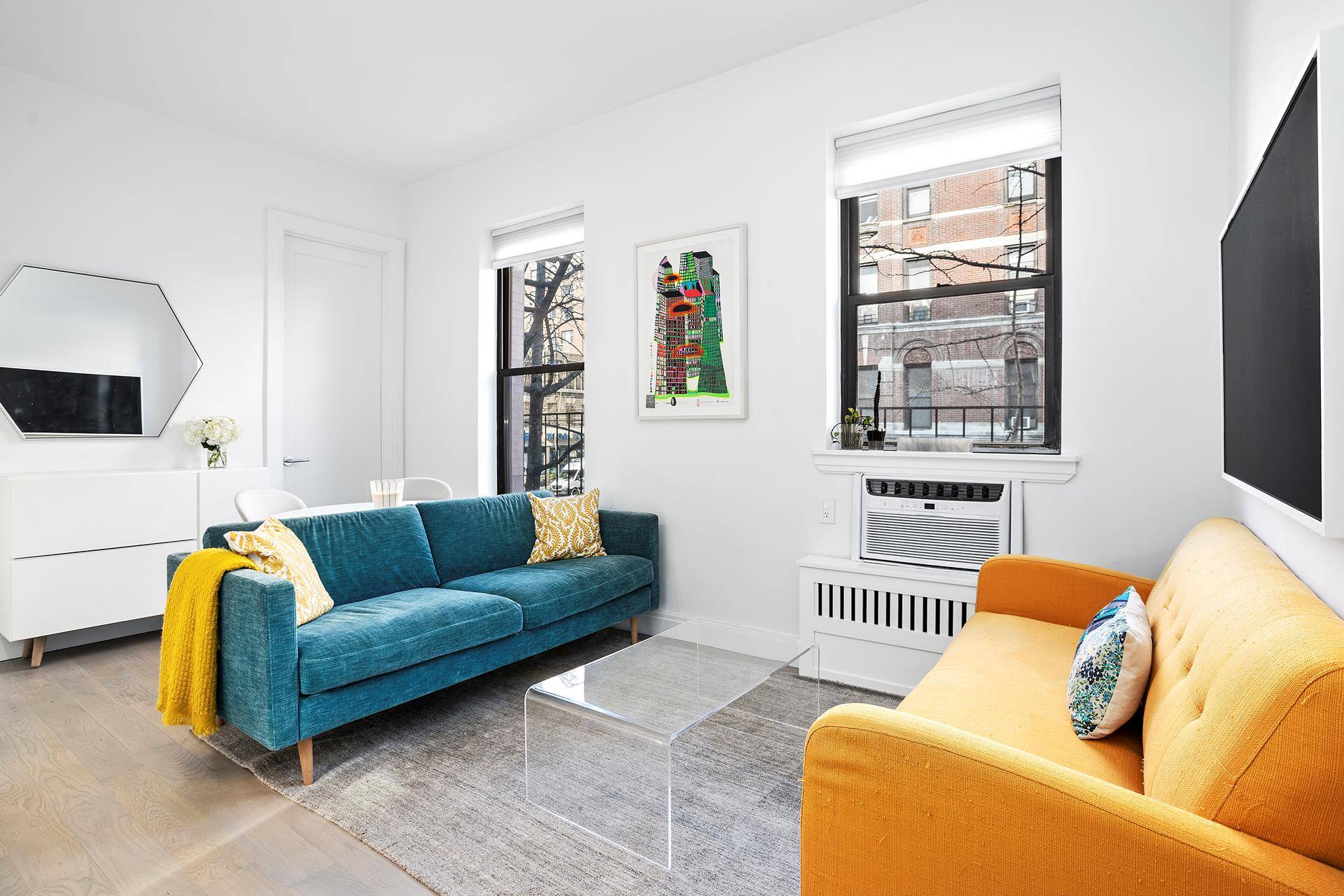 Apartment 2C at 66 West 84th Street is a recently gut renovated 2 bedroom, 1 bathroom boasting bright, north facing exposure, wide plank white oak floors, and ceiling heights of ...