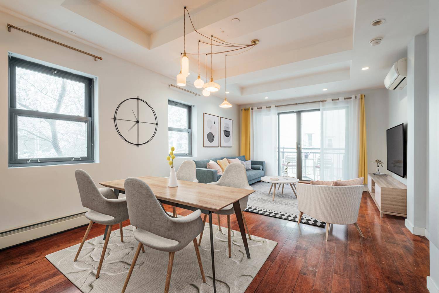 Located in the heart of vibrant Greenpoint rests this beautiful one bedroom convertible 2 bed room apartment with private outdoor space in a boutique luxury condominium.