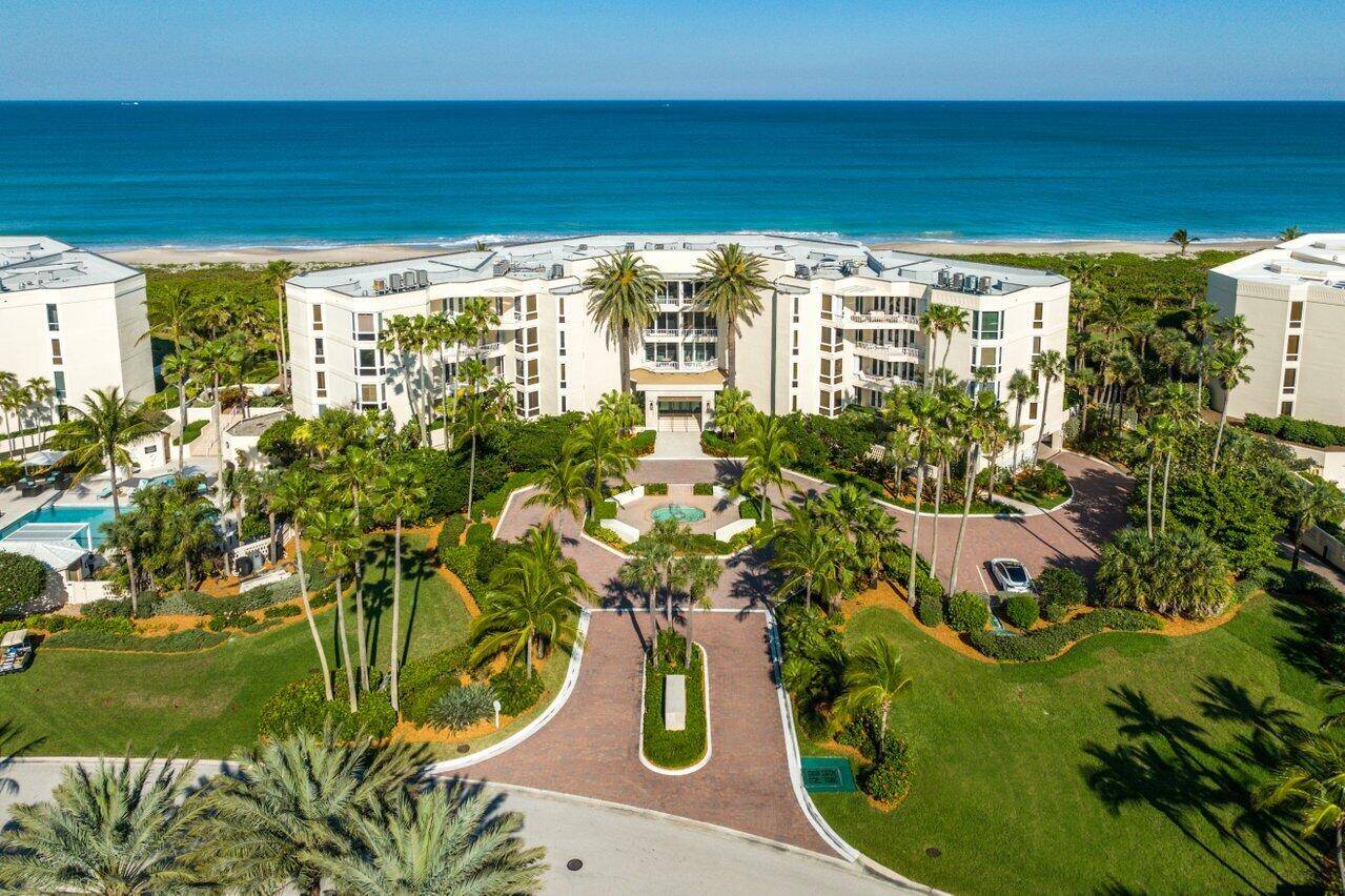 This extraordinary beachfront condo embodies the essence of beach chic casual, with 3, 000 square feet of space and winding balconies that offer stunning views of the glistening blue ocean.