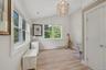 Second Bedroom with double closets and radiant heated floor