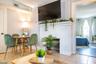 Unit 2R-Dining/Fireplace