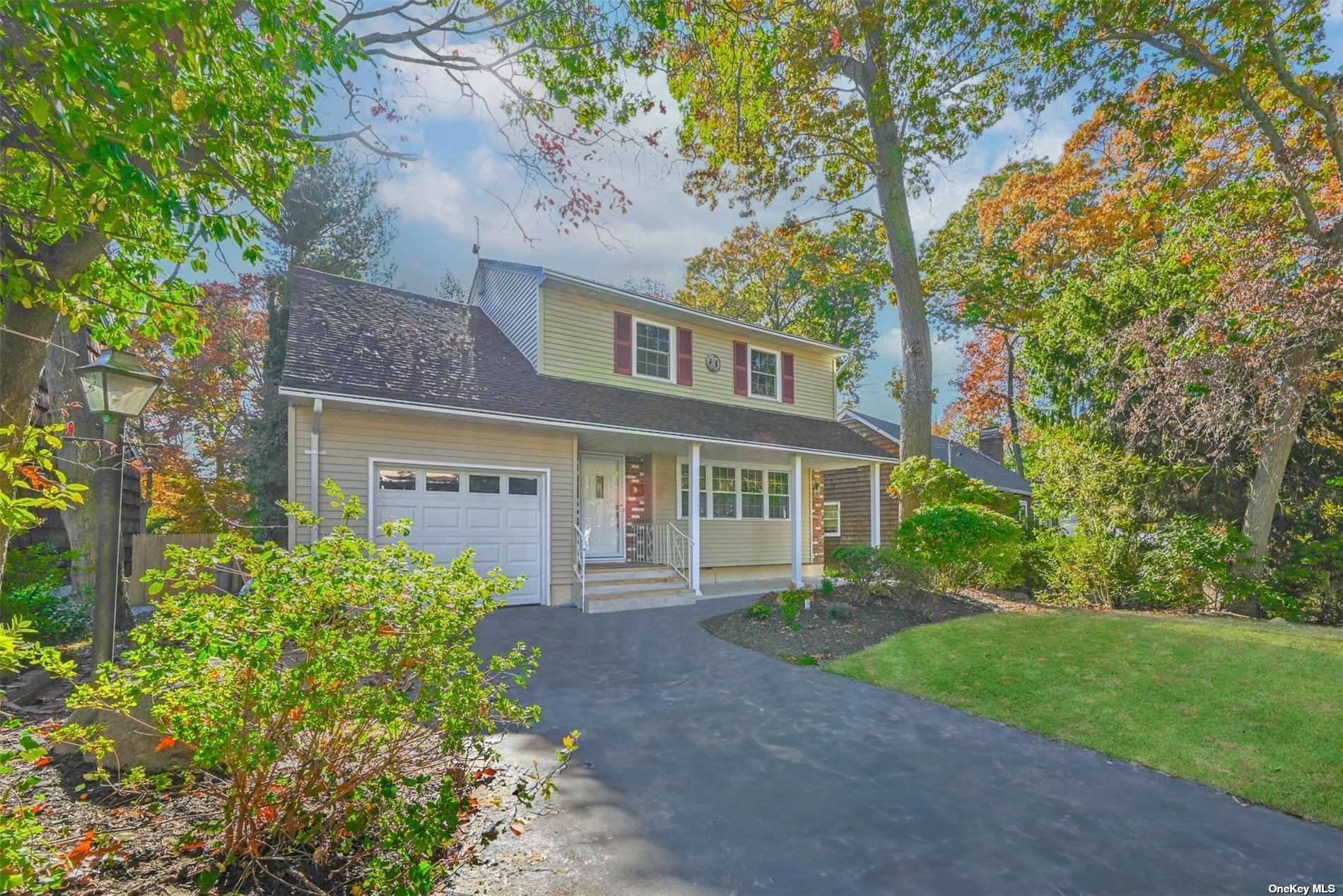 Step into this recently remodeled five bedroom colonial, featuring two full bathrooms and one half bathroom.