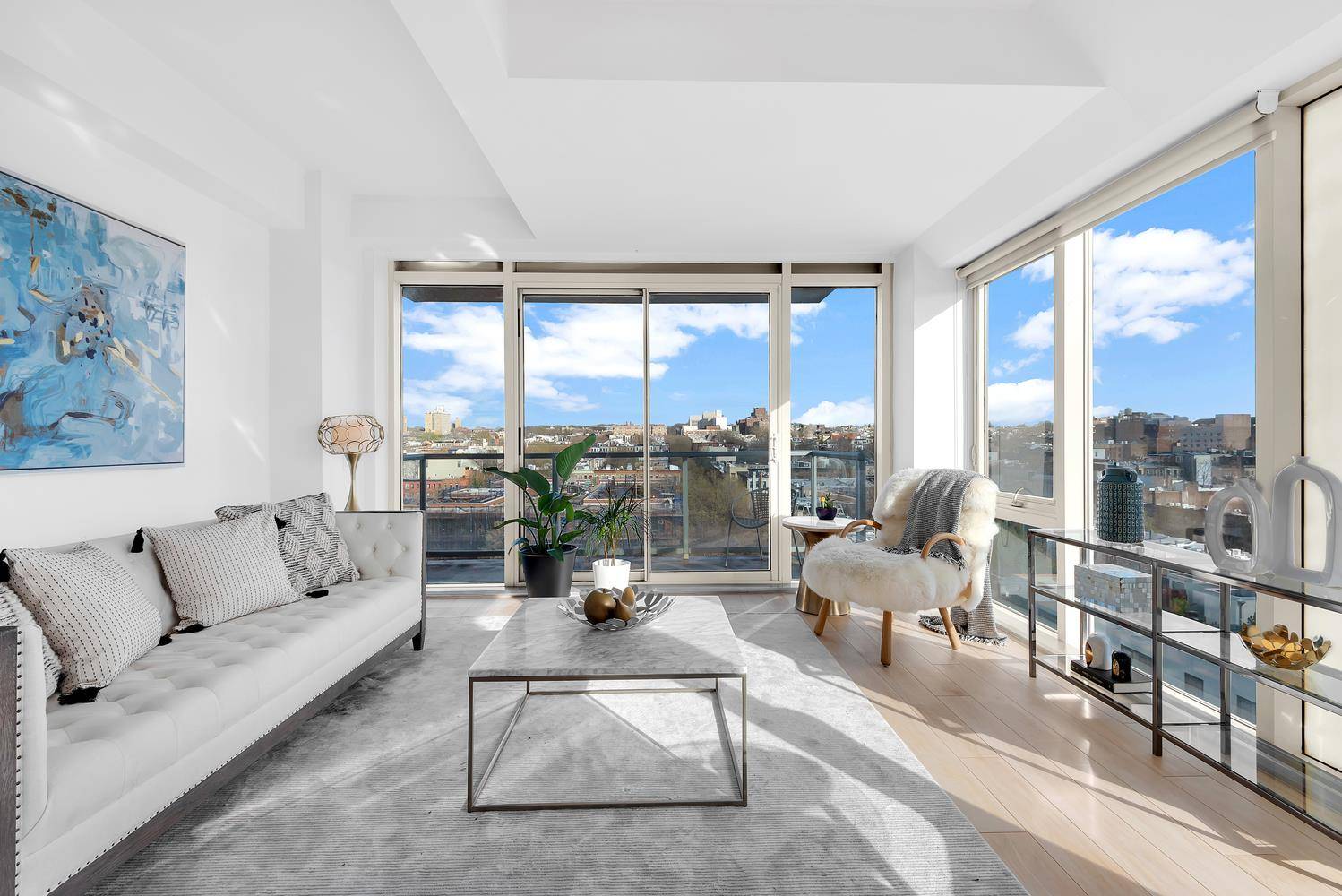 Beautiful, expansive 1, 170 square foot modern gem at Novo condominium in Park Slope !